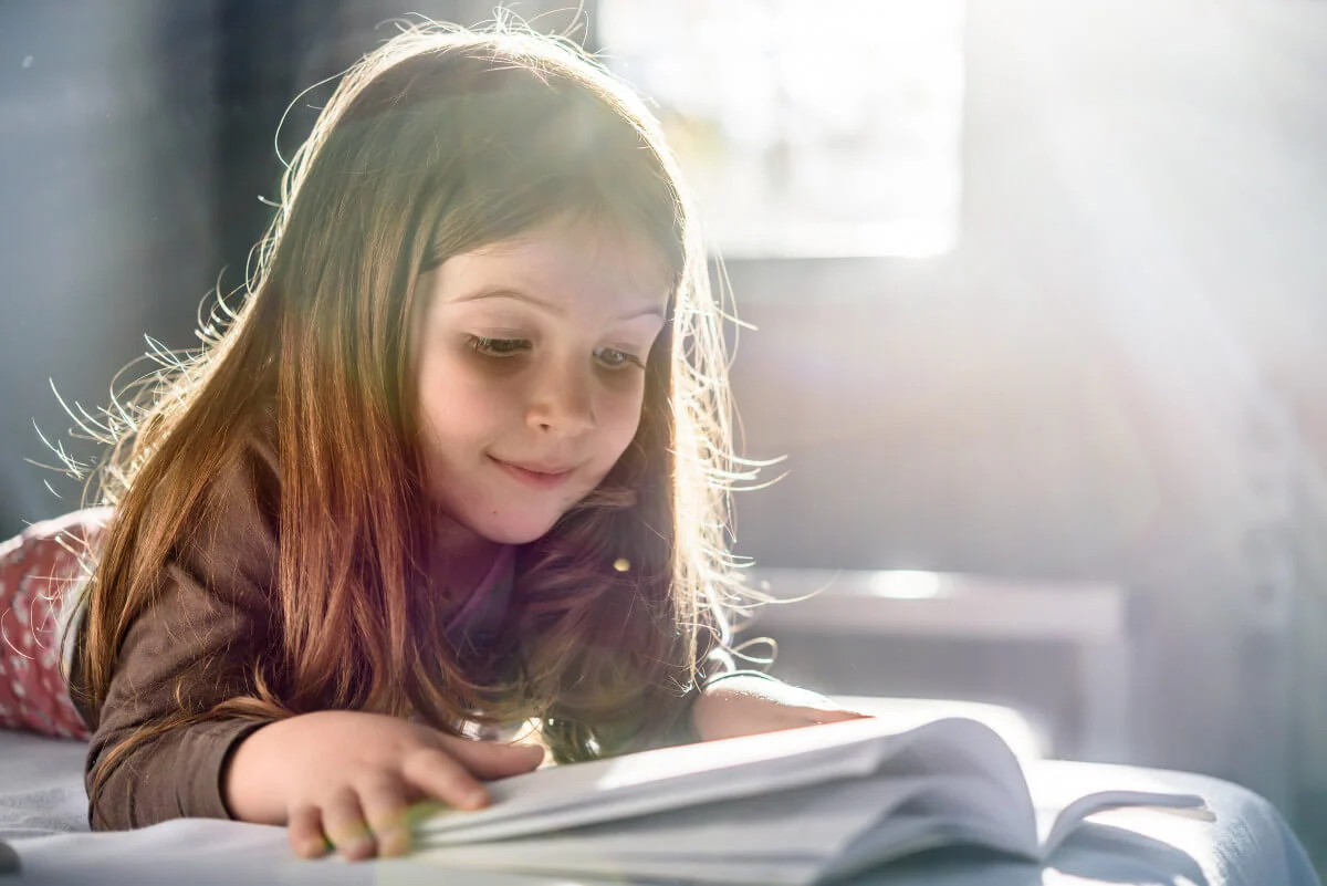 Children learning to read