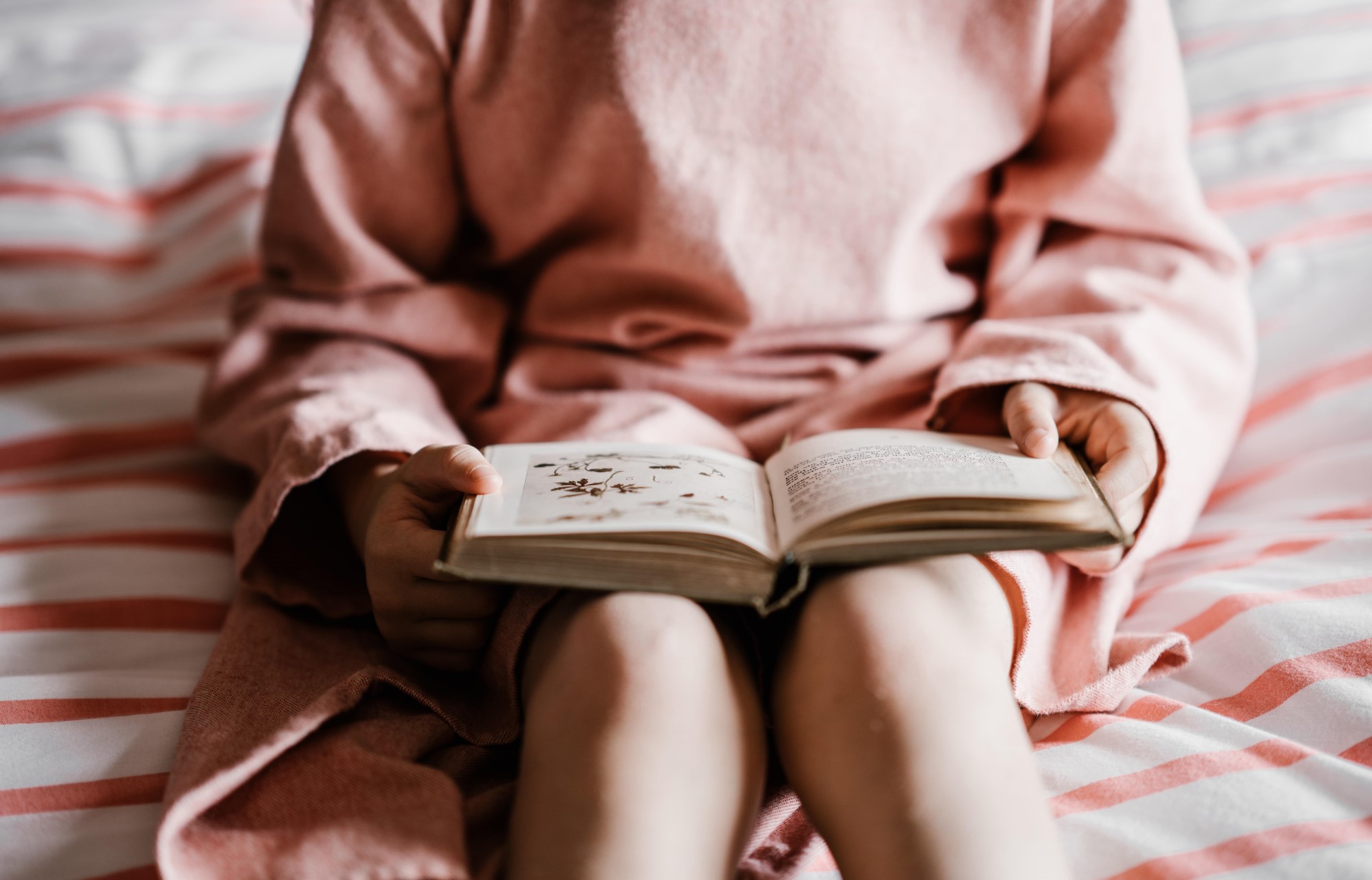 Child practicing reading for NAPLAN